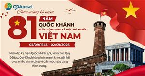 CPA Travel chào mừng Quốc khánh 2/9 – Tự hào Việt Nam, trọn vẹn hành trình
