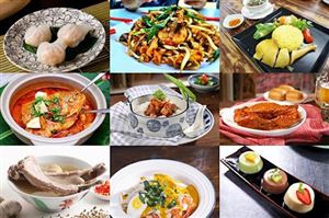 Các món ăn tạo sự nổi tiếng cho ẩm thực Singapore.