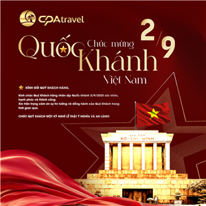 CPA Travel chúc mừng Quốc khánh 2/9