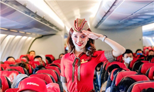 Vietjet ưu đãi vé bay hạng business, skyboss