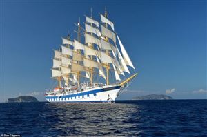 Du lịch trên thuyền buồm lớn nhất thế giới Golden Horizon