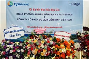KHAI TRƯƠNG VĂN PHÒNG GIAO DỊCH MỚI VÀ KÝ KẾT HỢP TÁC CHIẾN LƯỢC GIỮA CPA TRAVEL VÀ MUSTGO