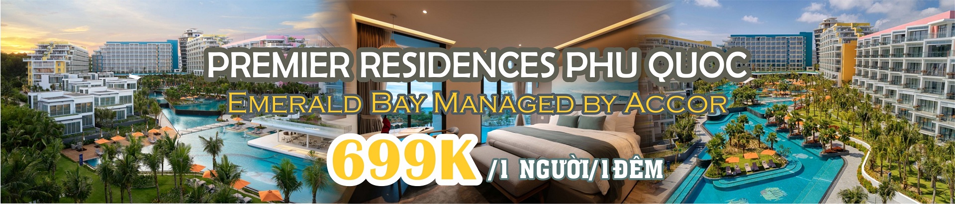 Premier Residences Phu Quoc Emerald Bay khuyến mại chỉ 699k/người/đêm